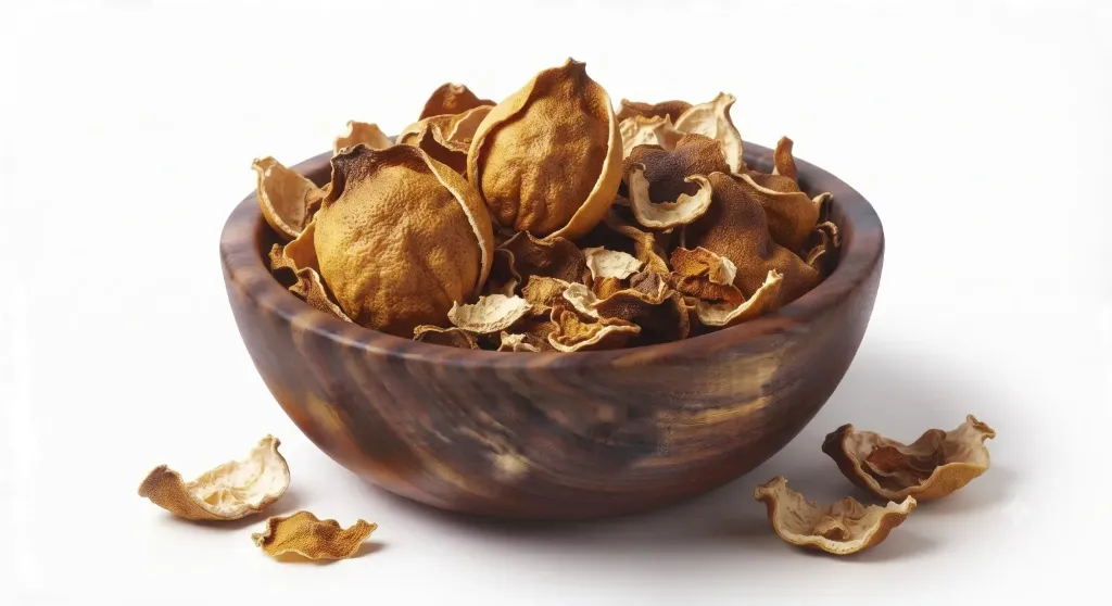 Écorce de citron séchée