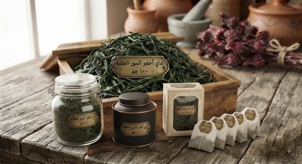[HRB-02-002-0010] Chá verde Grande Muralha 100 g