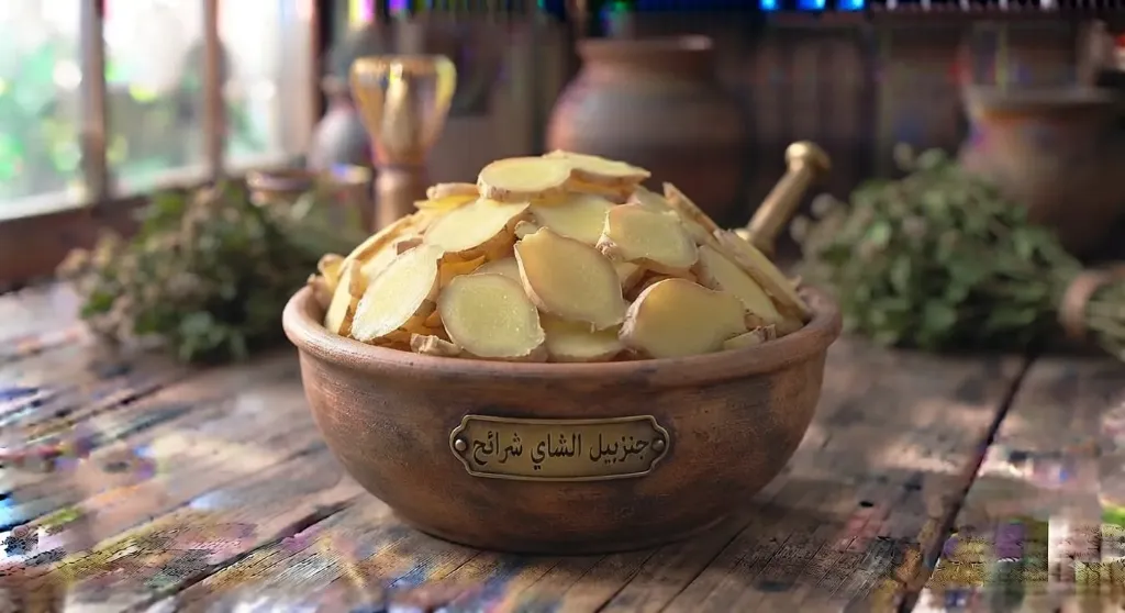 Ginger for Tea Slices
