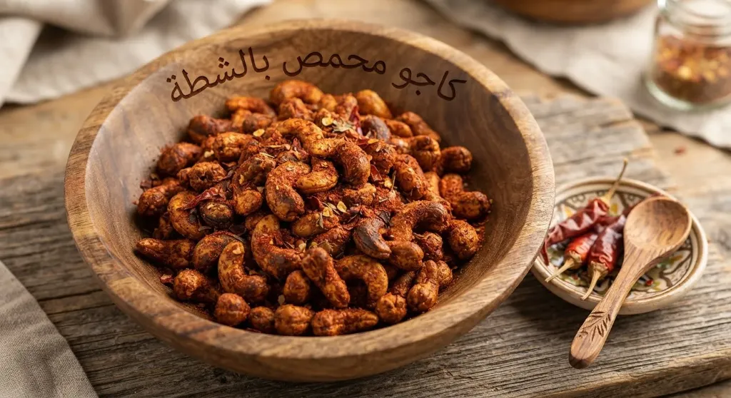 كاجو محمص بالشطة