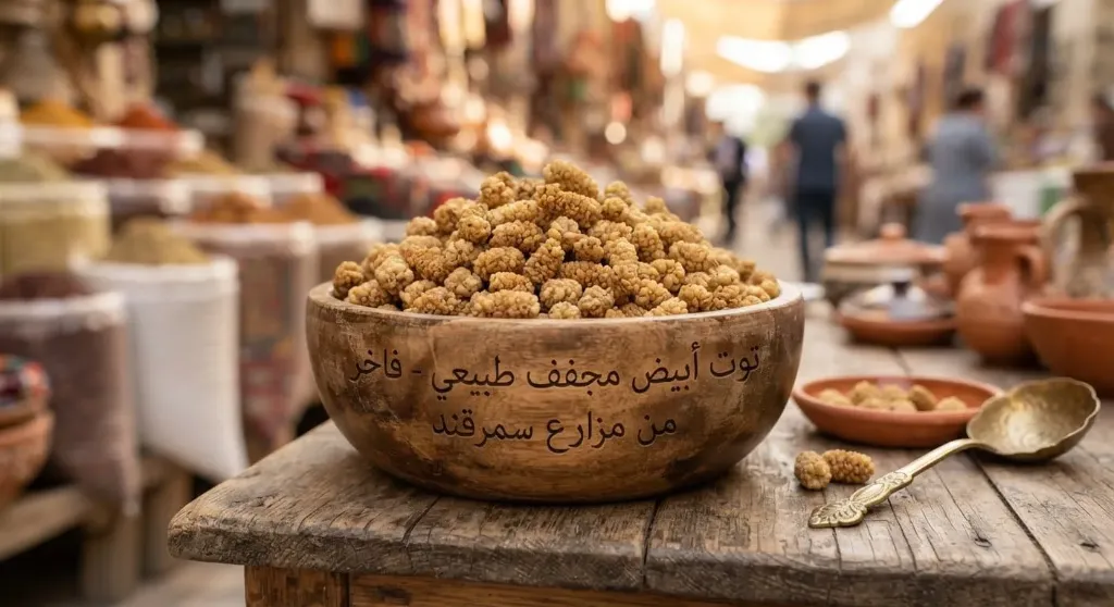 توت أبيض مجفف