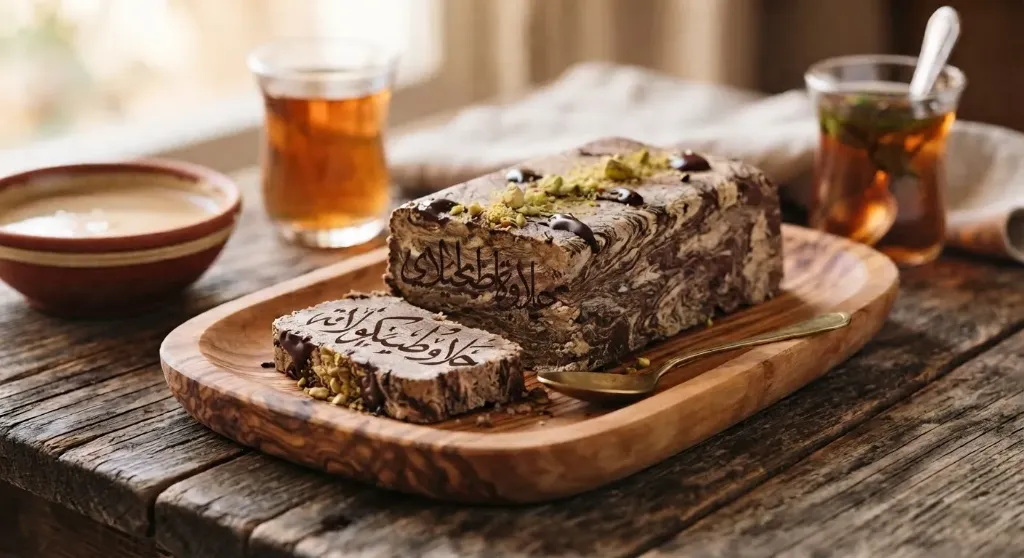[NUT-04-002-0005] Halva de tahini con chocolate