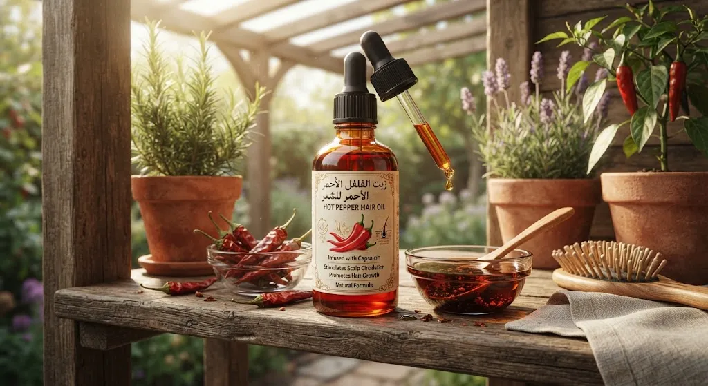 [OIL-03-002-0013] Aceite de chile rojo para el cabello