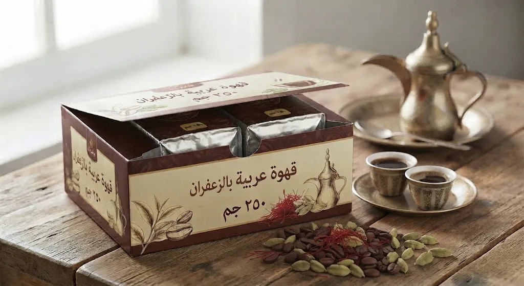 [BEV-02-001-0003] Café árabe con azafrán 250 g