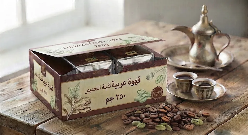 [BEV-02-001-0006] Arabischer Kaffee, dunkle Röstung