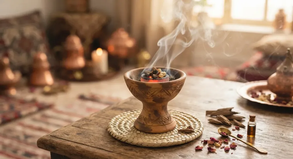 [INC-04-001-0001] Small Clay Incense Burner