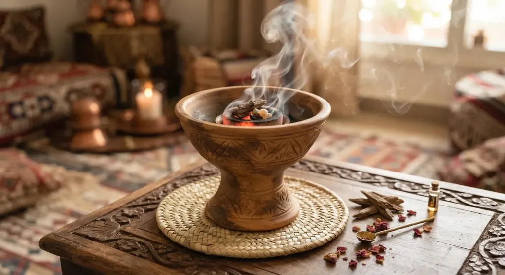[INC-04-001-0003] مبخرة فخارية كبيرة