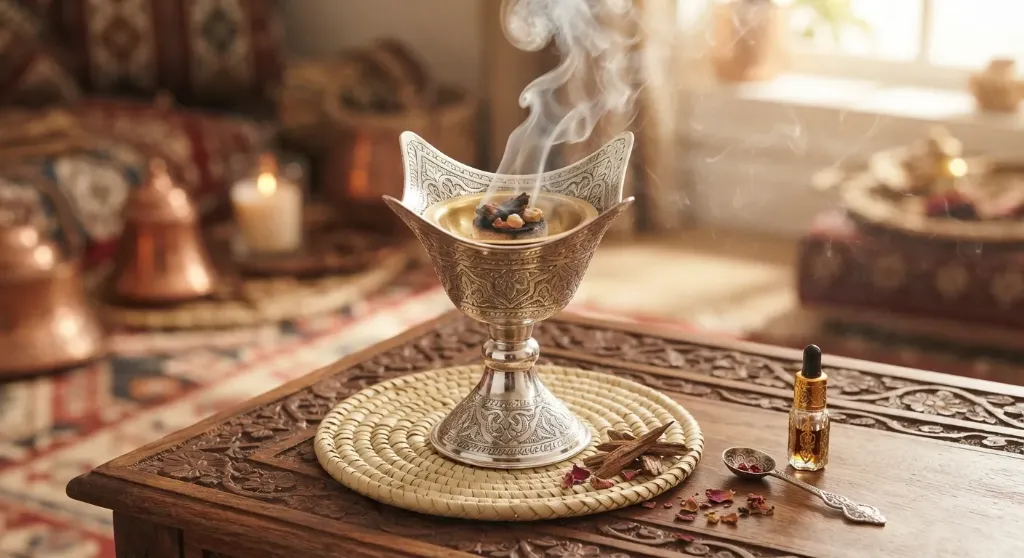 Gümüş Metal Buhurdan