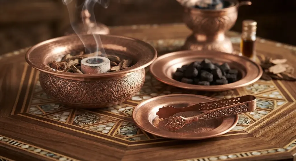 صحون نحاسية للبخور
