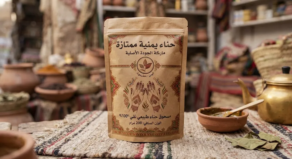 [CSM-01-001-0007] حناء يمنية ممتازة
