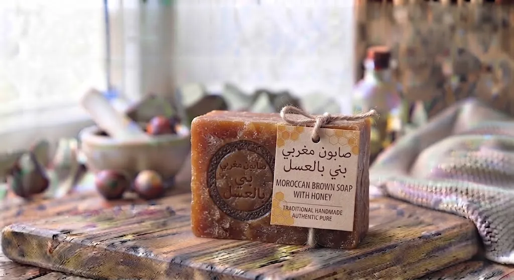 [CSM-02-003-0018] Moroccan Brown Soap with Honey