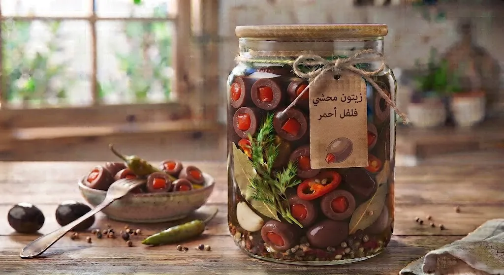 [PCK-01-002-0006] Kırmızı Biber Dolgulu Zeytin