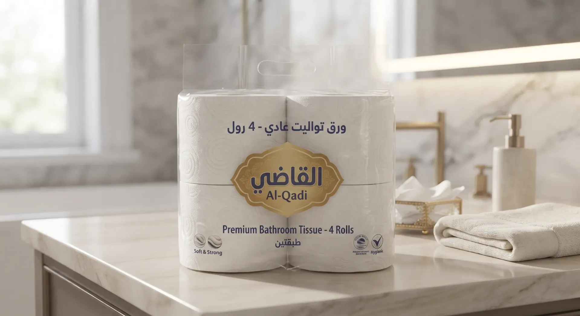 [HSE-02-001-0009] Toilettenpapier, normal (4 Rollen)